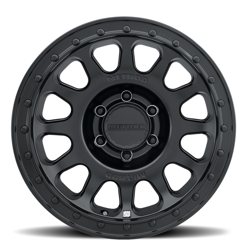 Method MR709 HD Bead Grip 18x 9in / ET12 / 6x135 BP / 87mm Bore - Black Wheel