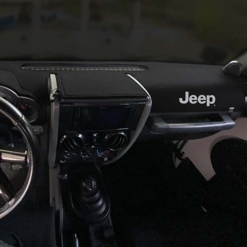 Covercraft 11-14 Jeep Wrangler (JK) w/o Light Sensor Limited Edition Custom Dash Cover w Jeep Logo