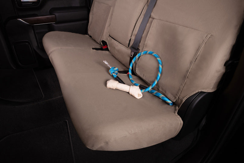 Covercraft 17-24 Dodge RAM 5500 Polycotton SeatSaver Custom Front Row Seat Covers - Taupe