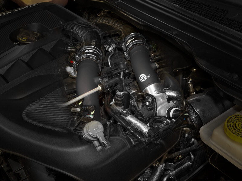 aFe BladeRunner 2-1/4in Aluminum Hot Charge Pipe Black RAM 1500 RHO 25-27 L6-3.0L (tt)