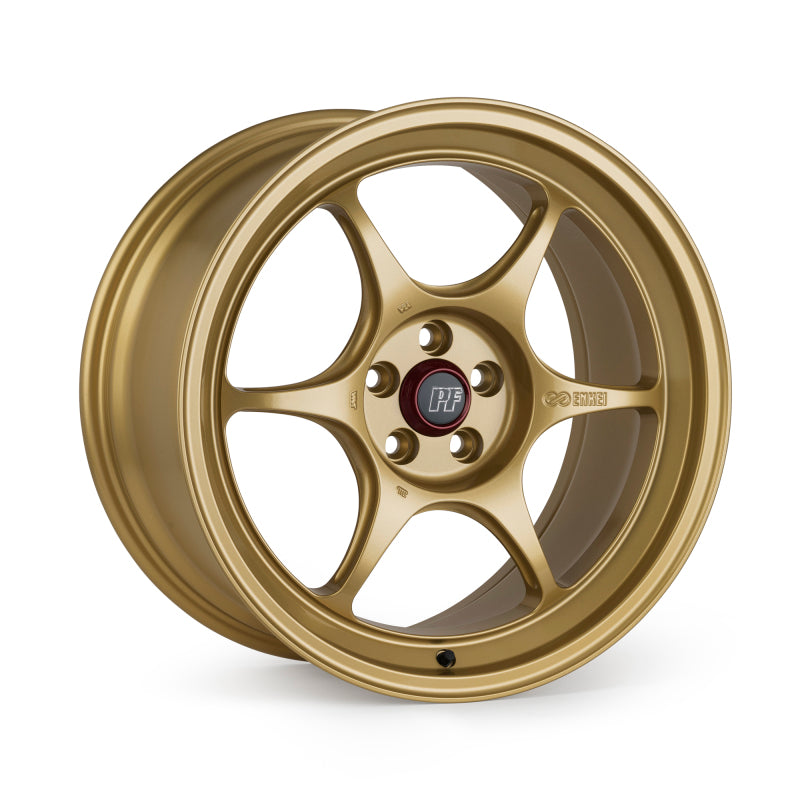 Enkei PF06 19x8 5x100 45mm Offset 75mm Bore Gold Wheel (MOQ 40)