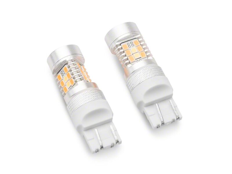 Raxiom 18-26 Jeep Wrangler JL Sport 7443 Axial Series Dual Color LED Front Turn Signal Light Bulbs