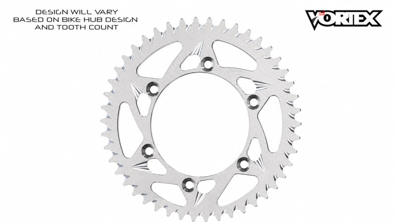 Vortex Racing 50 Tooth 420 Rear Sprocket - Silver