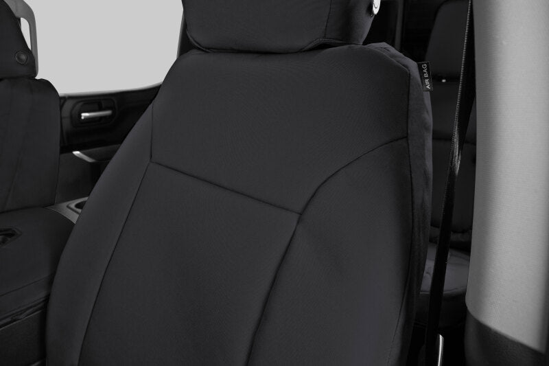 Covercraft 21-24 Ford F-150 Endura PrecisionFit Custom Front Row Seat Covers - Black/Black
