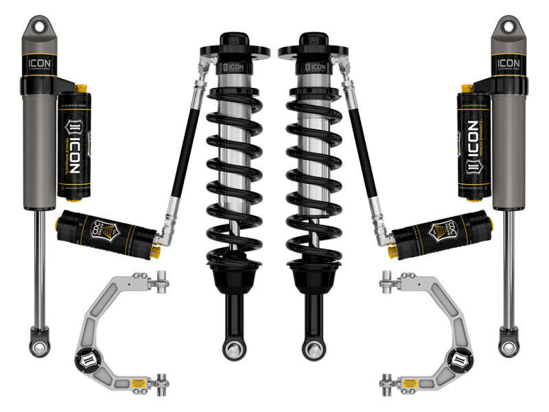 ICON 21-24 Ford F150 4WD 2.75-3.5in Stage 4 Suspension System Billet Cdcv