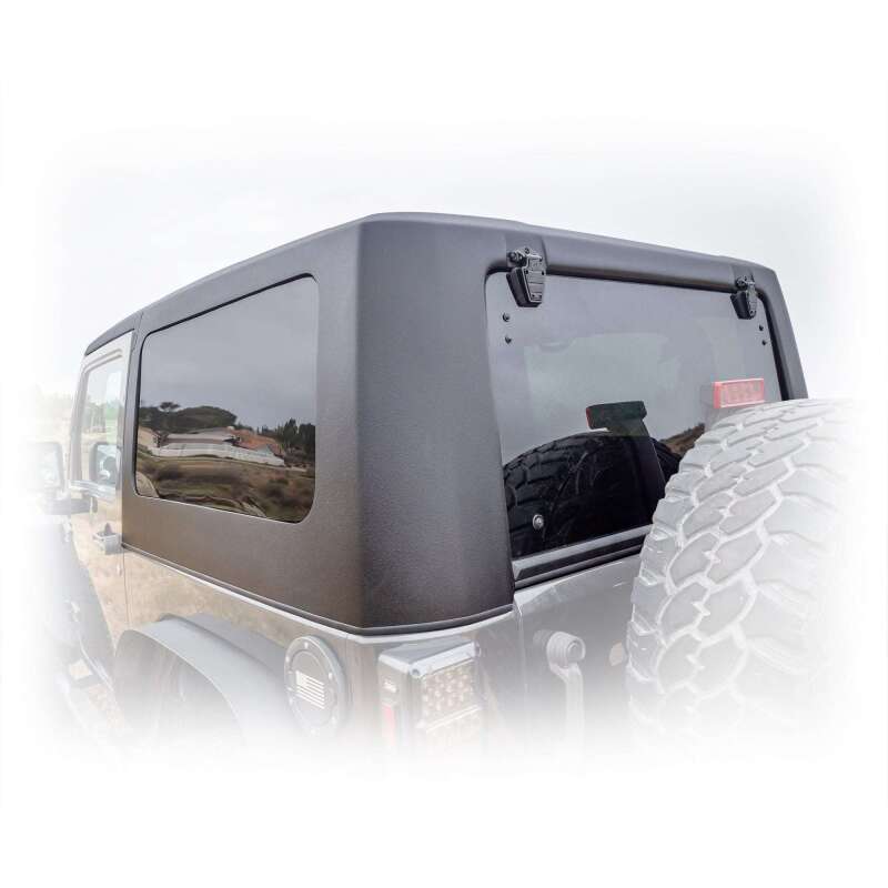 Turn Offroad 07-18 Jeep JK 2 Door Squareback Hardtop 2-Piece - White