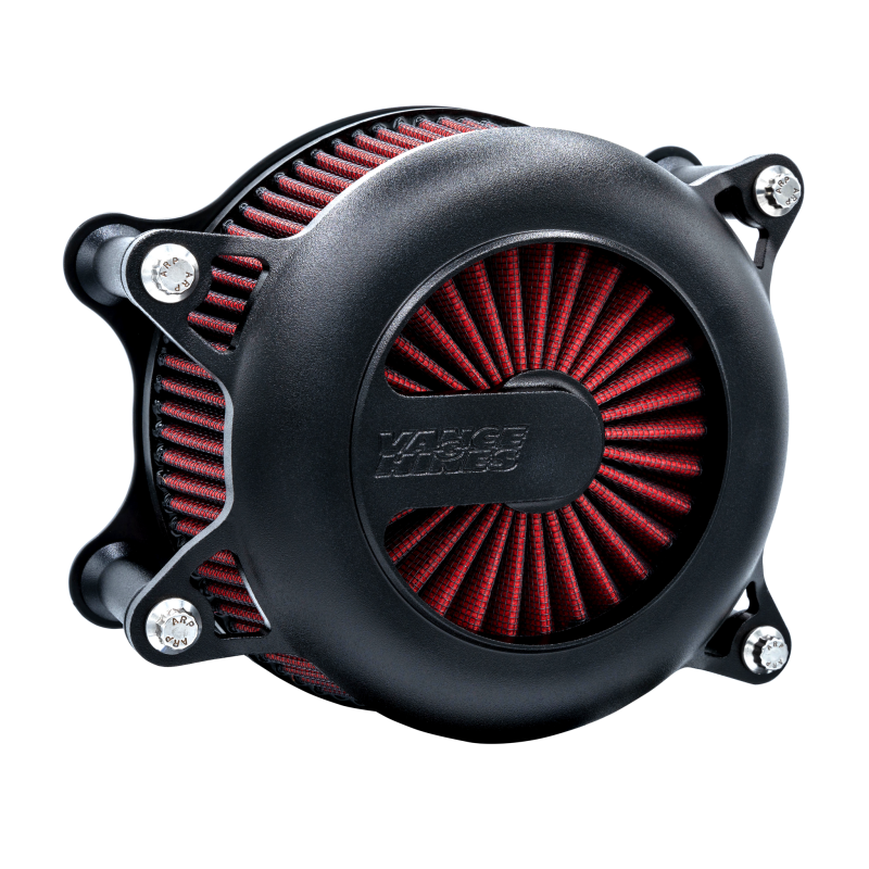Vance & Hines 23-24 Road/Street Glide V02 Rogue Air Intake - Wrinkle Black