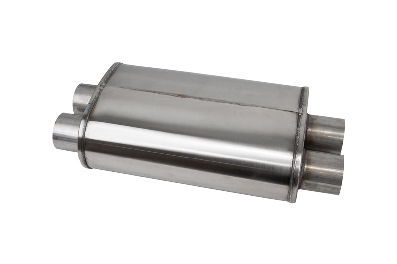 Corsa Pro Series Custom Sport Muffler 304SS 3in Offset In / 3in Center Out 10in Length