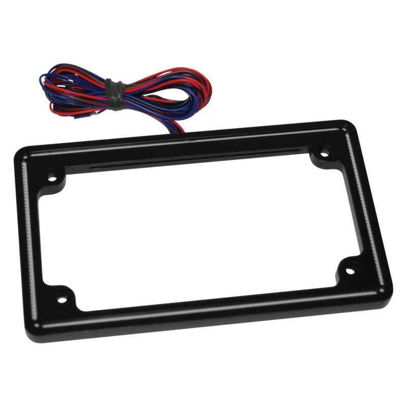 Letric Lighting 11-17 HD Softail FXS/B/ 12-17 FLS/SPerfect Plate Light License Plate Matte Black