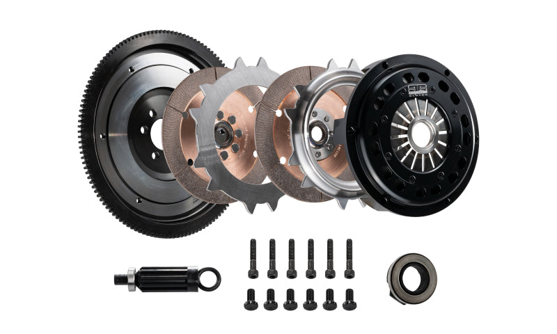 DKM Clutch BMW B58 3.0L MS Twin Disc Organic Clutch w/ Flywheel