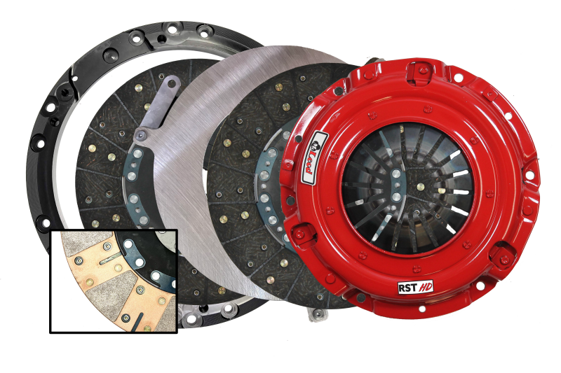 McLeod RST Twin Disc Clutch Kit 97-13 Chevrolet LS w/Billet Steel Flywheel