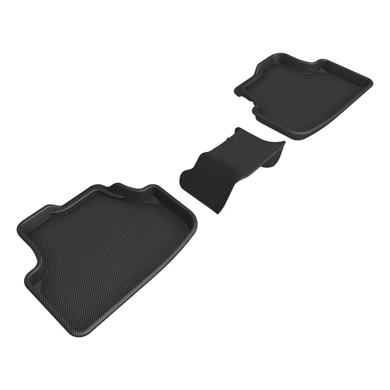 3D MAXpider 22-26 Audi A3/S3/RS3 (8Y) Sedan Kagu 2nd Row Floormat - Black