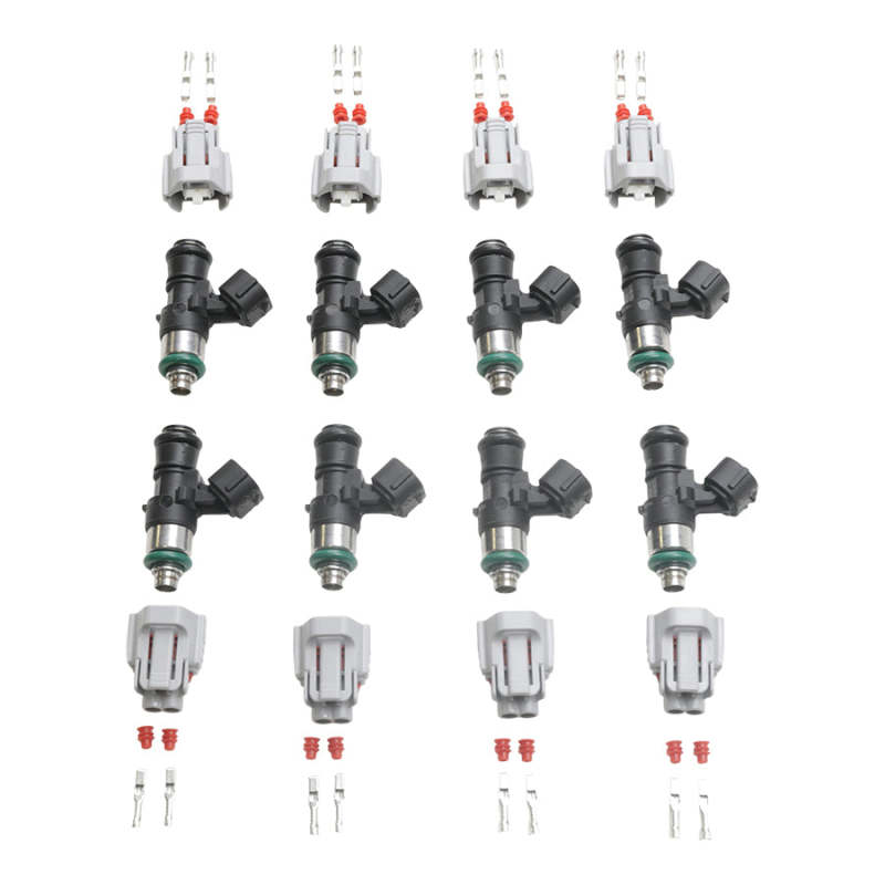 DeatschWerks Set of 8 2200cc/min For The Fitech Go EFI 8/Holley Super Sniper 1250/ Sniper Xflow 1375