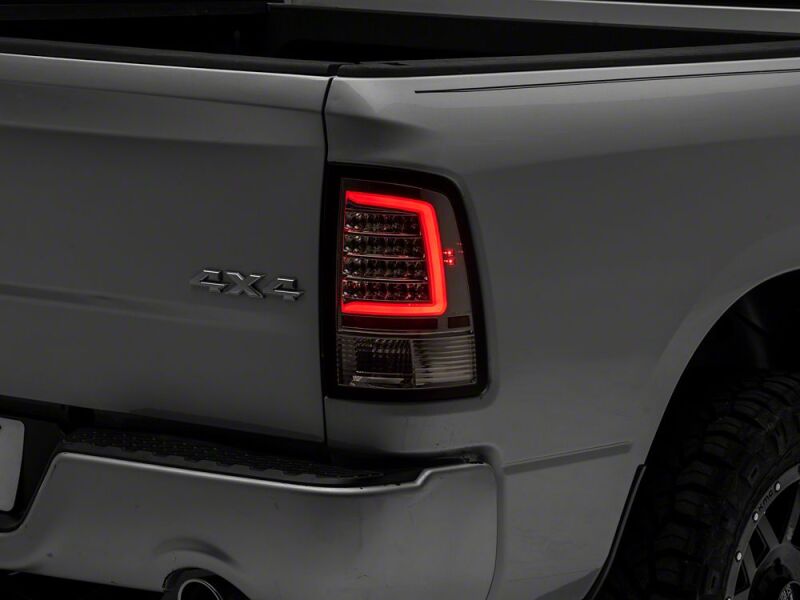 Raxiom 09-18 Dodge RAM 1500 Axial Series LED Tail Lights- Chrome Housing- Clear Lens