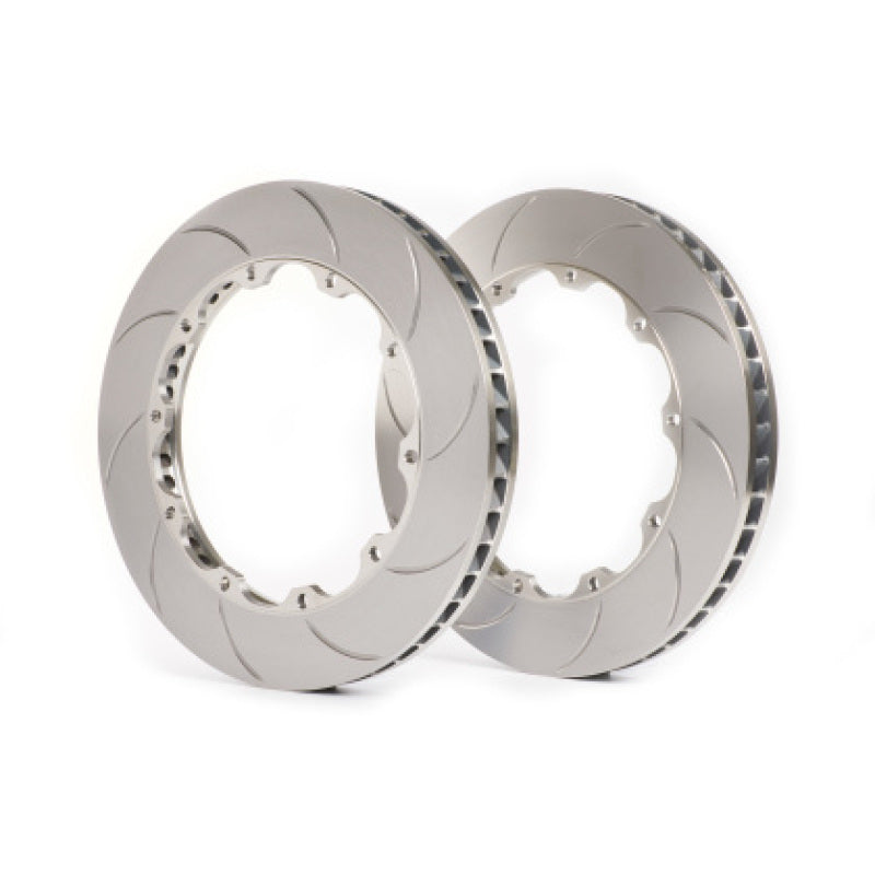 GiroDisc 2024+ Ford Mustang S650 355mm Slotted Rear Rings