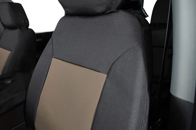 Covercraft 18-24 Chevrolet Equinox/GMC Endura PrecisionFit Custom Front Row Seat Covers - Tan/Black