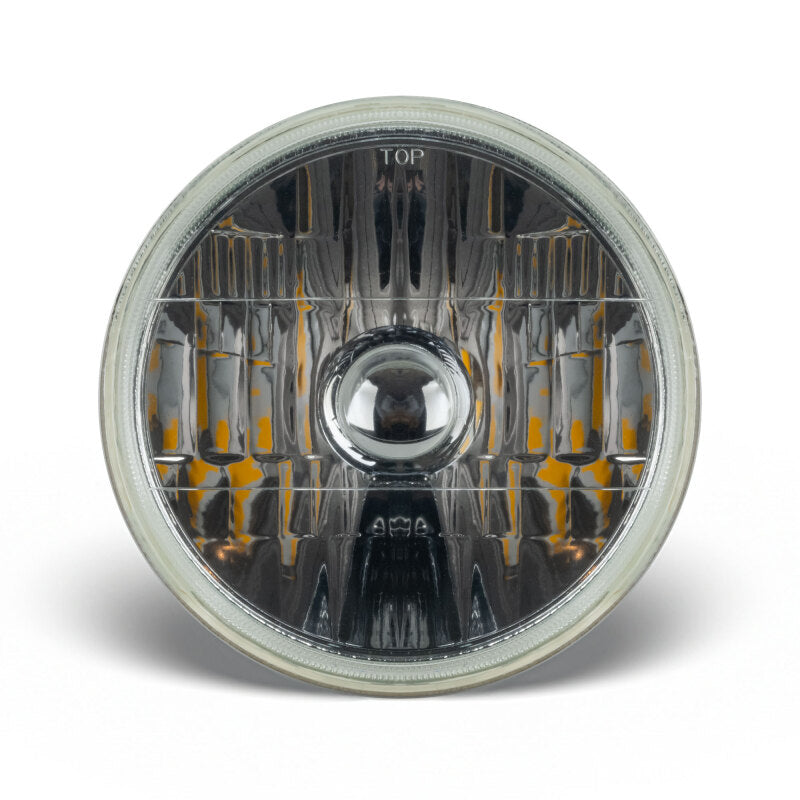 Oracle 7in Sealed Beam Glass Lens Headlight  Non-Halo-Compatible with H4 LED Bulbs