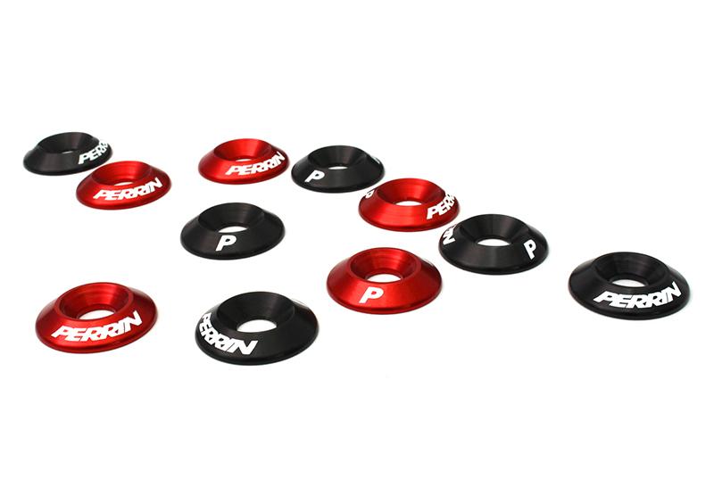 PERRIN 15-21 Subaru WRX Intercooler/Engine Cover Lock Down Washers - Black