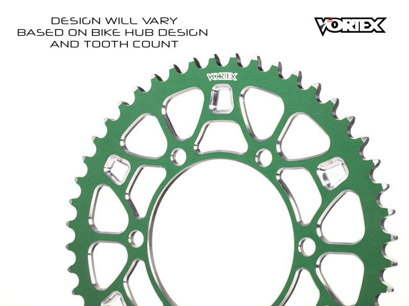 Vortex Racing V4 40 Tooth 525 Rear Sprocket - Green