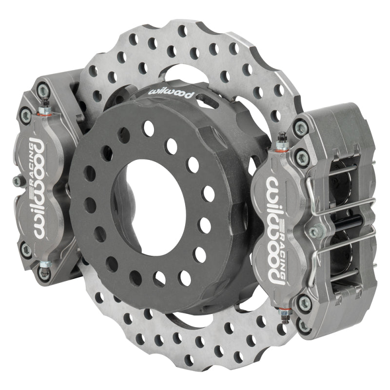 Wilwood Big Ford New Style Dynapro SA Lug Drive Dynamic Dual Rear Drag Brake Kit- 2.36 Offset