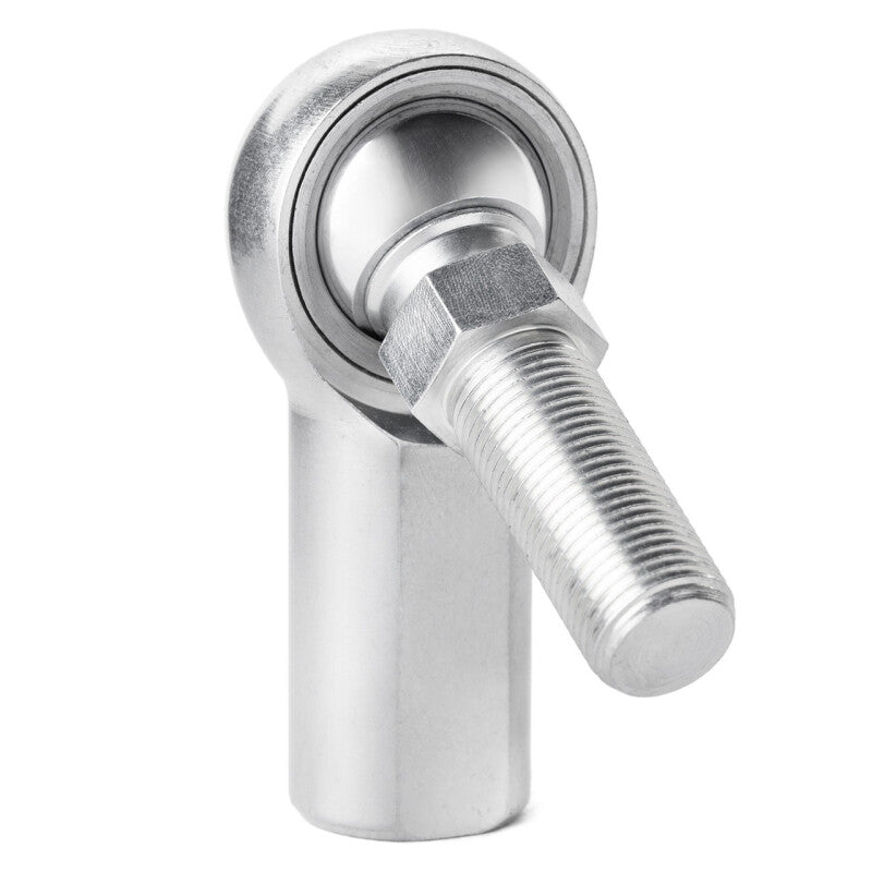 QA1 H Series 3-Pc Rod End - Female/Right Hand - .375in Bore x 3/8-24 w/Stud - Alloy Steel