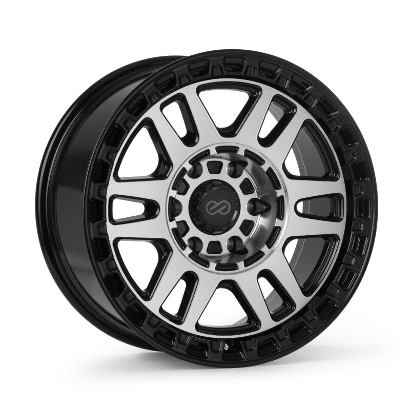 Enkei Trail-Tracker 18x9 / 6x135 BP / ET12 / 87.1mm Bore - Matte Black Machined Wheel