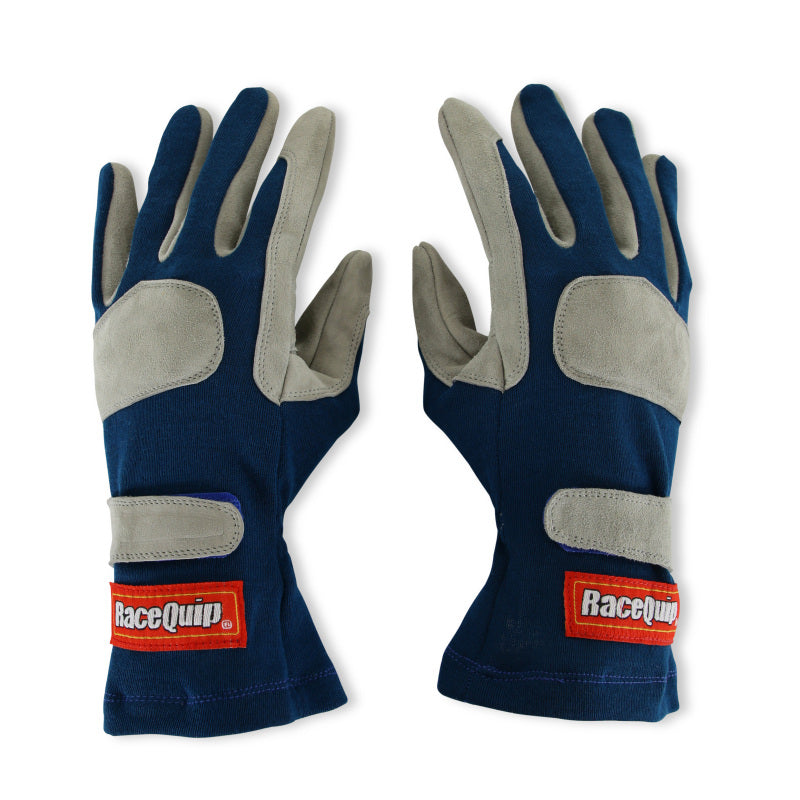 RaceQuip Blue 1-Layer SFI-1 Glove - Medium