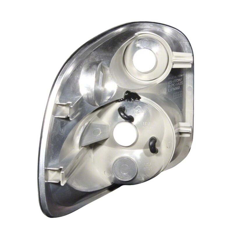 Raxiom 01-03 Ford F-150 Flareside Axial Series Version 2 Tail Lights- Chrome - Red/Clear Lens