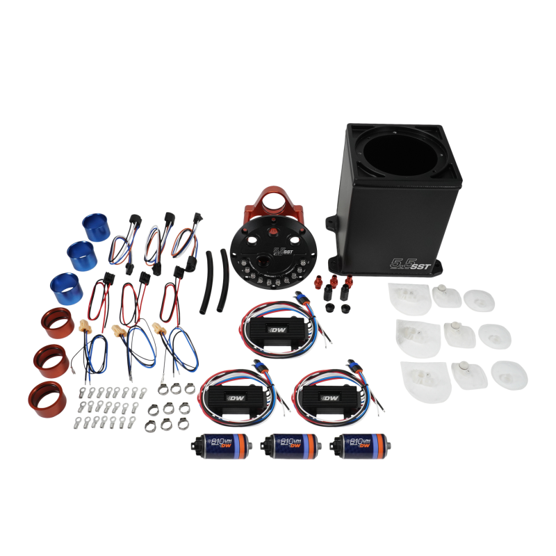 DeatschWerks 3.0L Staged Surge Tank w/ DW550 Fuel Pumps