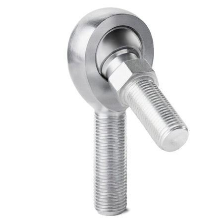QA1 V Series 3-Pc Rod End - Male/Right Hand - .19in Bore x 3/16-24 w/Stud - Carbon Steel
