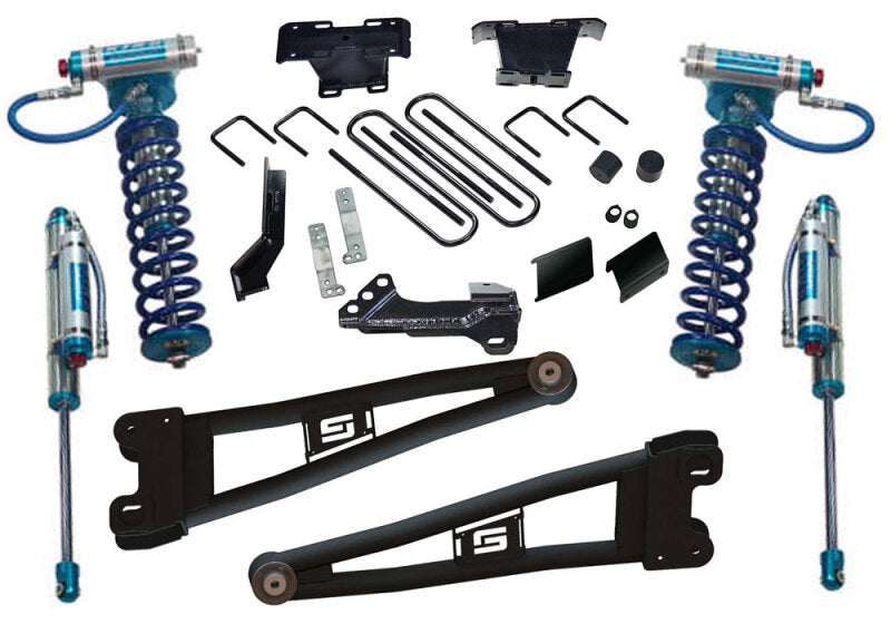 Superlift 17-19 Ford F-250/F-350 SuperDuty 4WD (Diesel) 6in Radius Arm Lift Kit w/ SLF Shocks