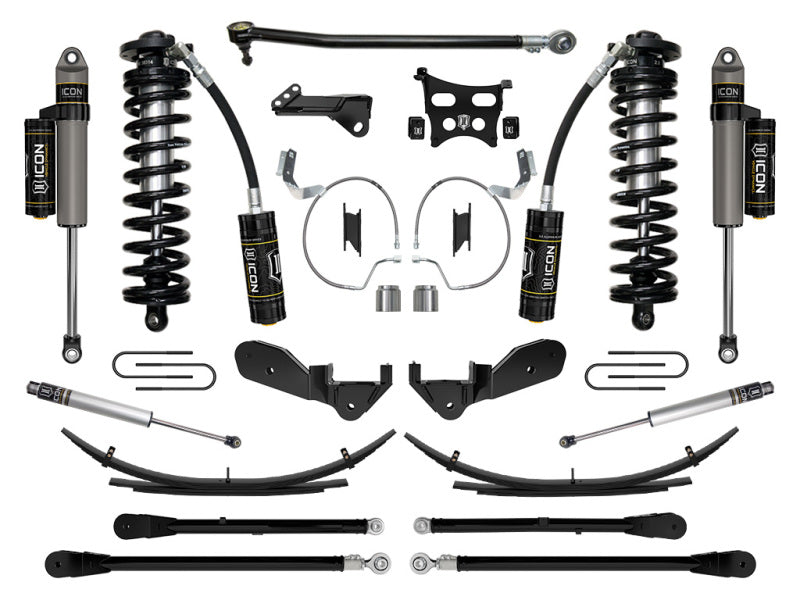 ICON 23 Ford F250/F350 4-5.5in Stage 6 Coilover Conversion Sys w/ Expansion Packs