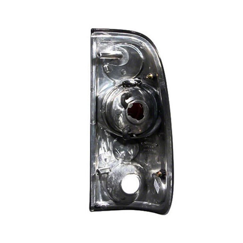 Raxiom 97-03 Ford F-150 Styleside Axial Series Version 2 Tail Lights- Chrome - Red/Clear Lens