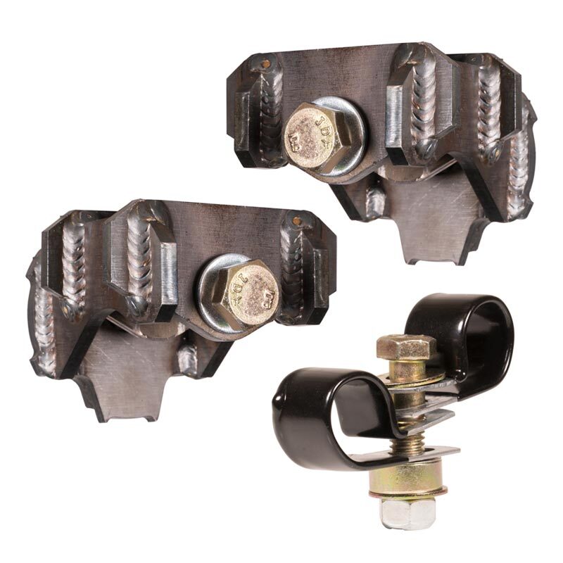 Carli 14-22 Ram 2500 Dominator Upper Shock Mounts Rear Weld In & E-Brake Bracket
