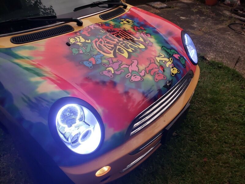 Oracle 05-08 Mini Cooper LED Headlight Halo Kit - UV/Purple