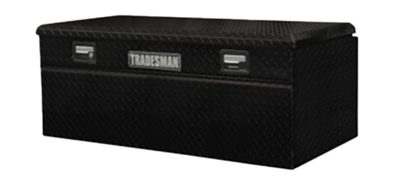 Tradesman Aluminum Flush Mount Truck Tool Box Full/Wide (60in.) - Black