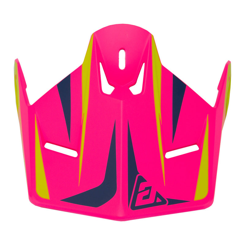 Answer 26 AR1 Mototown Matte Visor - Pink/Hyper Acid/Dark Blue
