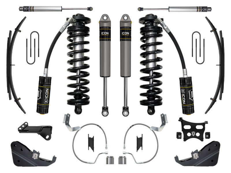 ICON 23 Ford F250/F350 4-5.5in Stage 3 Coilover Conversion Sys w/ Expansion Packs