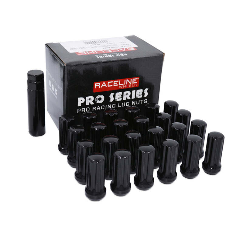 Raceline 14x1.50mm XL Duplex Black Lug Nuts (32 Pack)