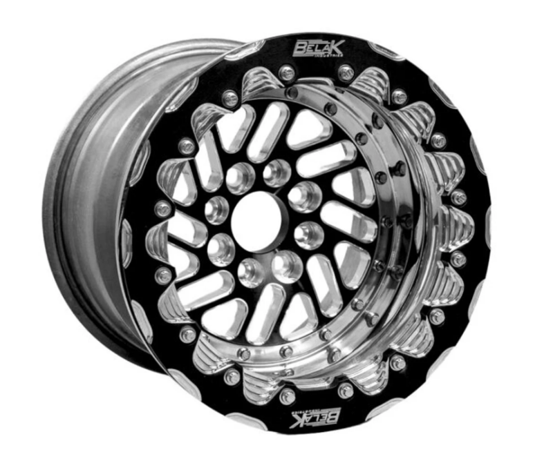 Belak 15x7 / Honda AWD Rear / 4x100 BP / Series Twisted Wheel - Single Beadlock