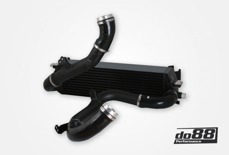 do88 Volvo S60/V60/XC60/V90/S90/XC90 (SPA) Petrol BigPack Intercooler Kit w/Black Hoses