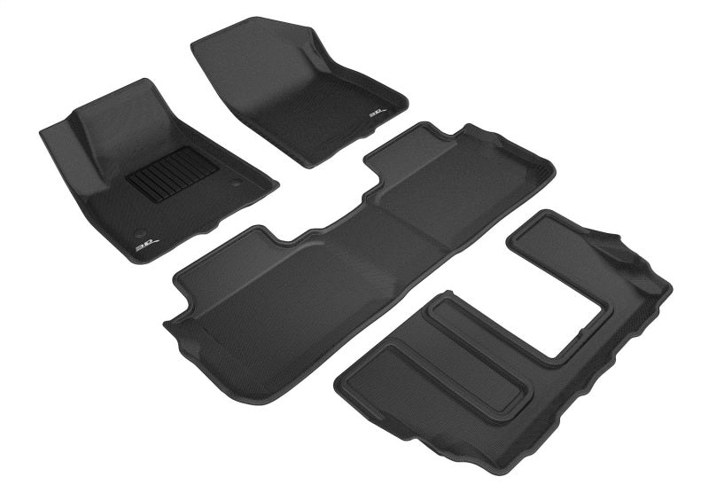 3D MAXpider 17-23 GMC Acadia w/ Bench 2nd Row Kagu Black Full Set