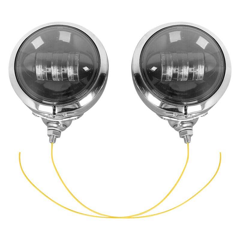 Letric Lighting 4.5in Passing Lamps Black