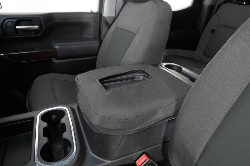 Covercraft 17-22 Ford F250-F350-F450-F550 Endura PrecisionFitFront Row Seat Covers - Silver/Charcoal