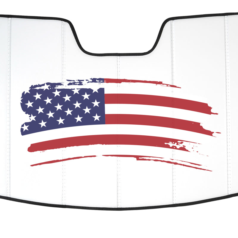 Covercraft 26- Toyota BZ American Flag UVS100 Premier Custom Sunscreen