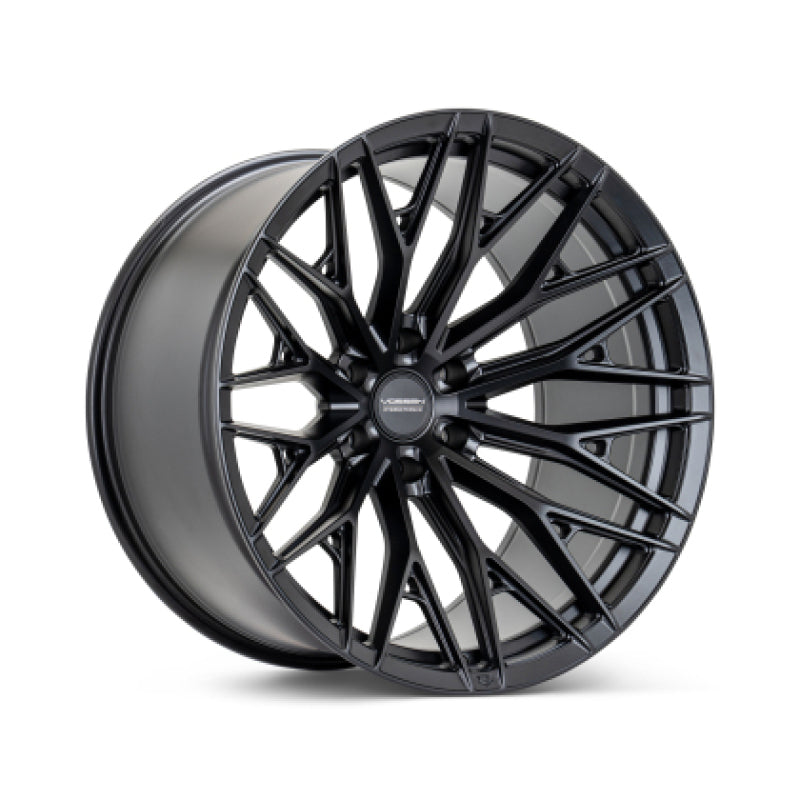 Vossen HFX-6 - 22x12 - 8x180 - ET-44 - Ultra Deep Face - 124.3 - Satin Black Wheel