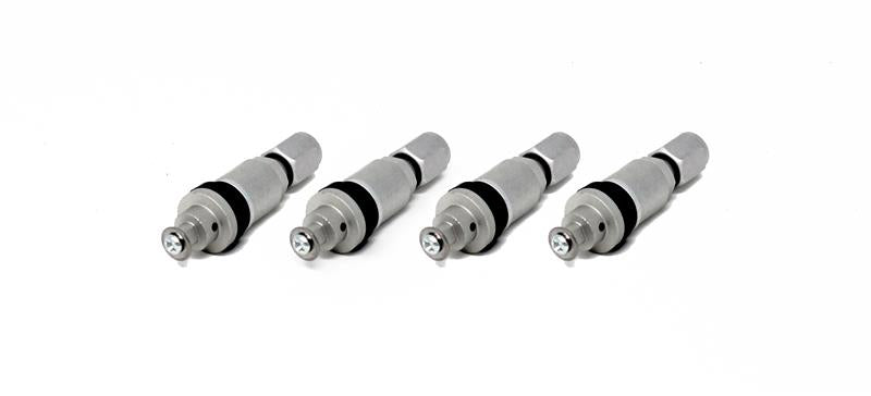Torque Solution Billet TPMS Valve Stem Kit (Black) 2008+ Subaru Legacy Impreza WRX / STi
