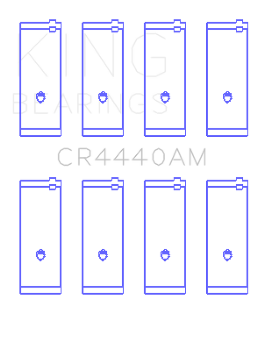 King Engine Bearings Ford 73HM 83HM 85HM Cosworth Yb (Size +0.75mm) Connecting Rod Bearing Set