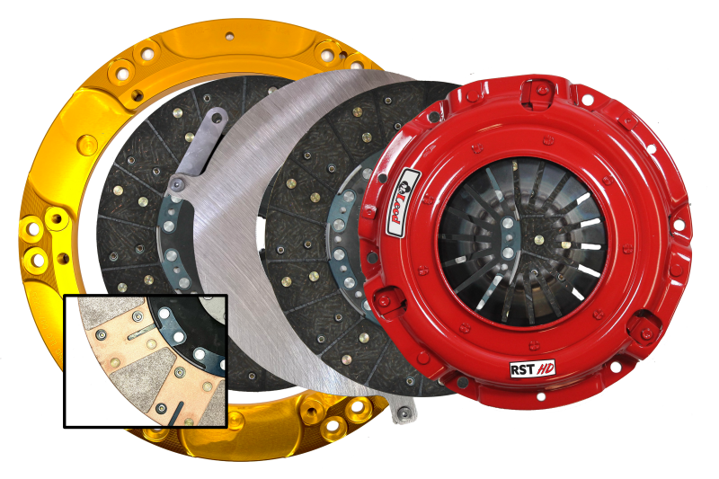 McLeod Racing RST HD Twin - Metric Ring - 01-07 GM 6.0L LS - 1-1/8 x 10 Spline - Use Flat Flywheel