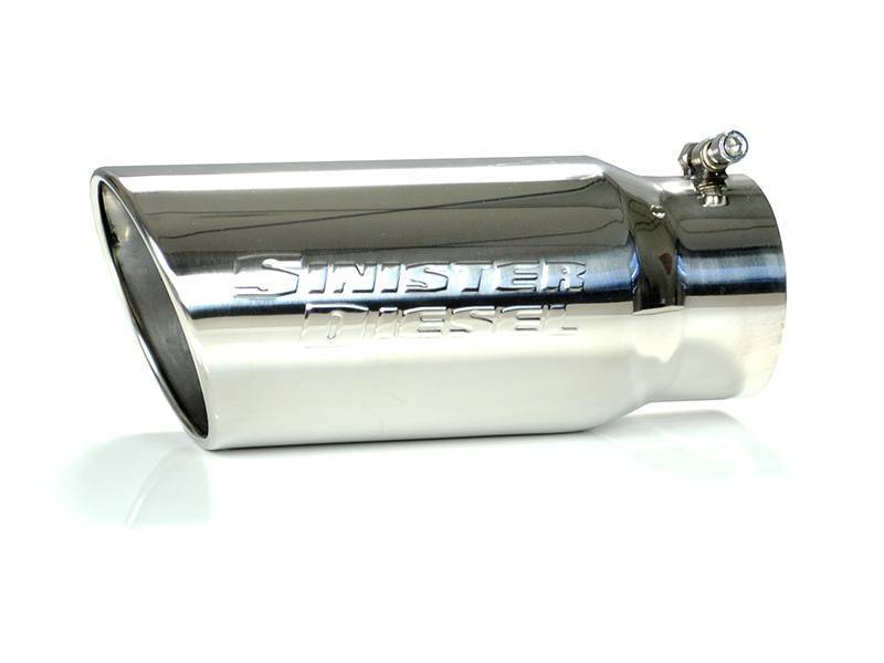 Sinister Diesel 5in. Inlet Universal Stainless Steel Muffler